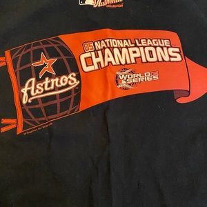 Vintage Houston Astros 2005 NL Champs Black XXL T